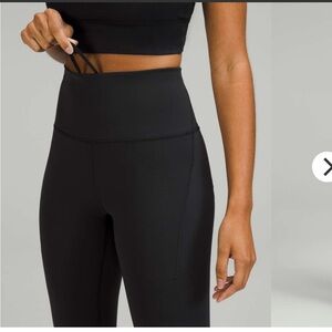 lululemon athletica Wunder Train Black Cropped Pants